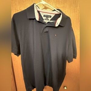 Tommy Hilfiger Blue Polo Shirt Classic Style